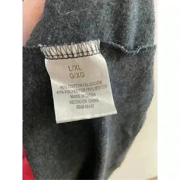 Sesame street Red Hohoho Long Line Long Sleeve Top, L/XL - Picture 7 of 7